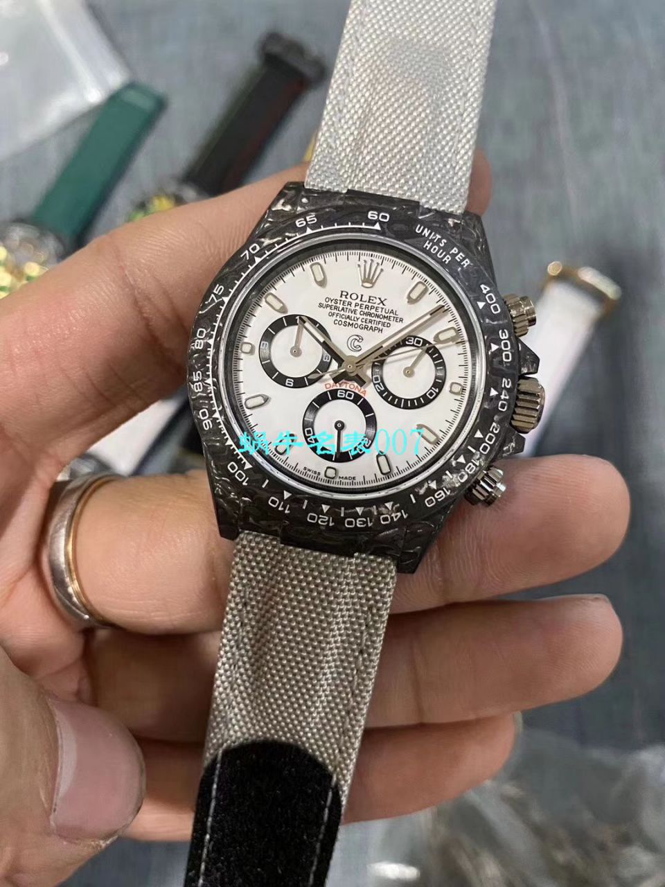 WWF Factory  High quality  Replica 最新升级版Rolex Rolex  carbon fiber  Ditongna Diw团队改造版 / R533