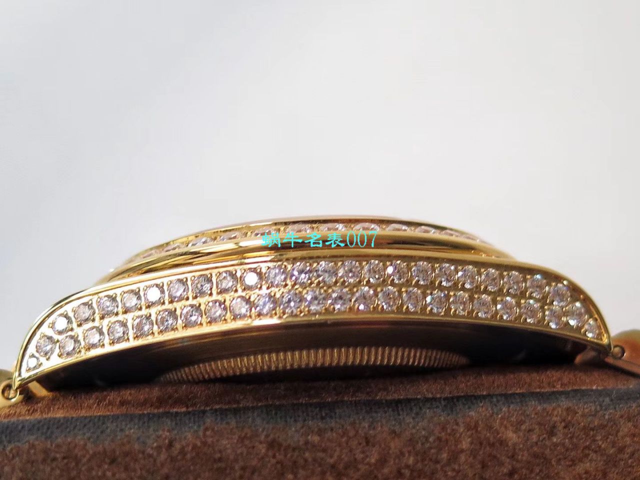 TW Factory  High quality  Replica  Rolex 帝皇版最豪Day date II系列 Day-Date 型密镶钻特别款 wrist watches  / R355