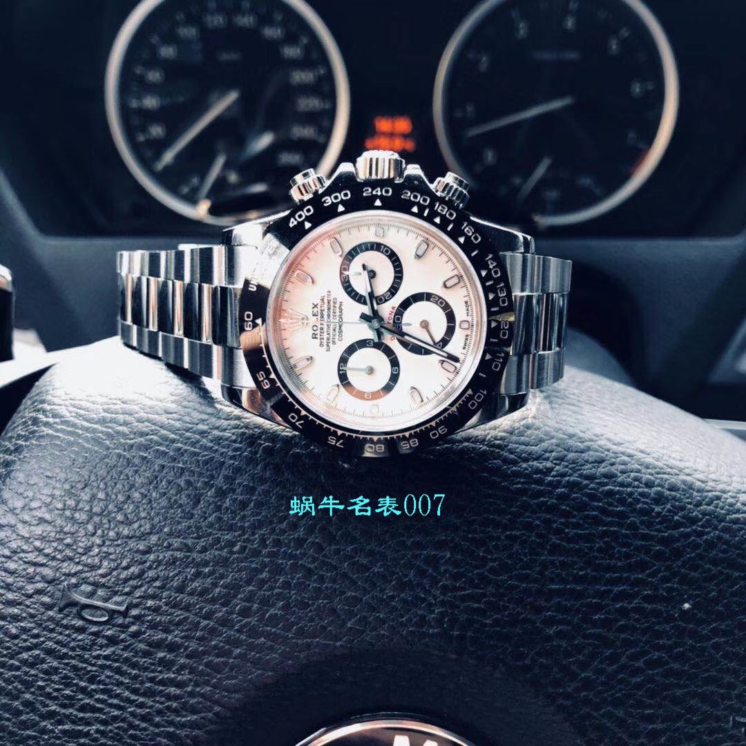 【N Factory V3升级版 Replica Copy 表】Rolex熊猫迪 Rolex  Cosmograph Daytona  Ditongna 系列116500LN-78590白盘 wrist watches  / R508