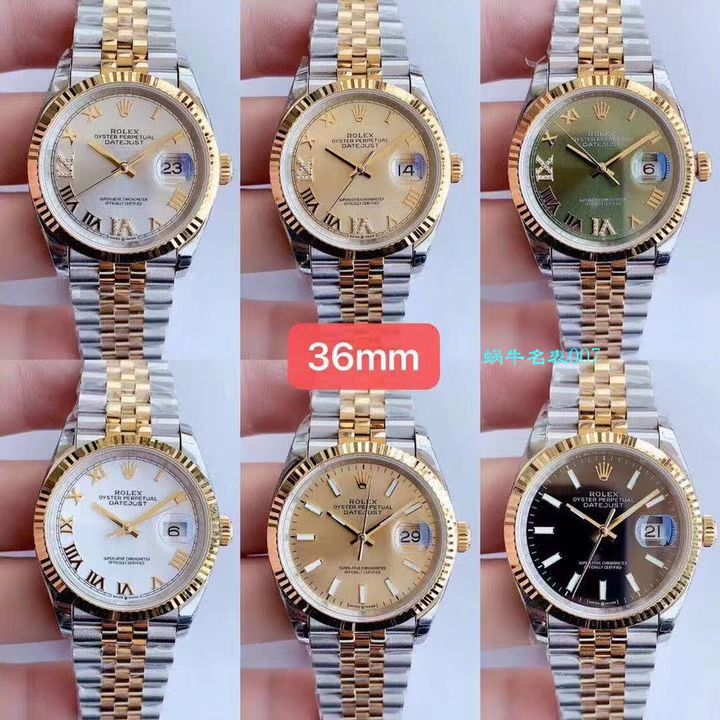  Video analysis EW Factory  top  Replica Copy  Rolex   Datejust 36毫米m126233-0025 wrist watches  / R356