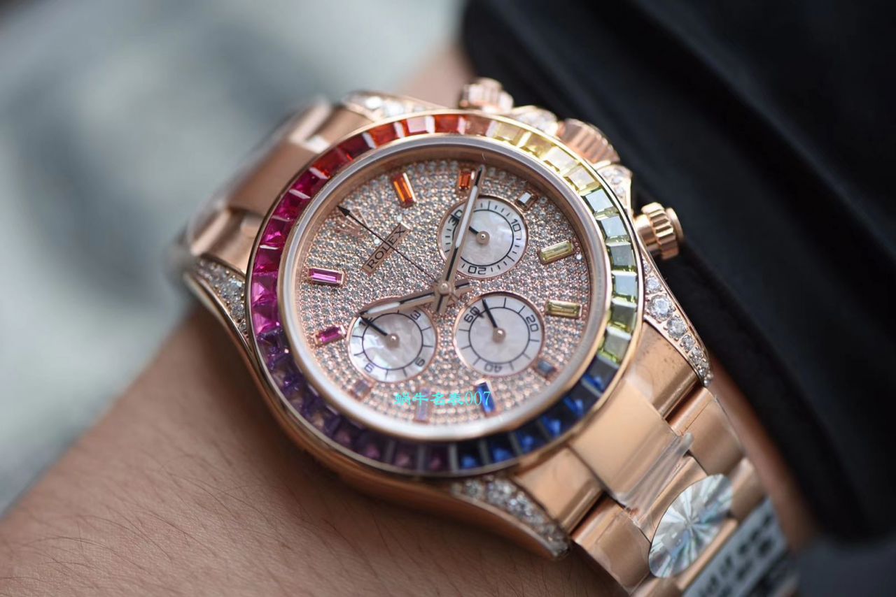 BL Factory  top  Replica Copy  Rolex  Ditongna 彩虹迪116599 RBOW,116595 RBOW,116598 RBOW wrist watches  / R357