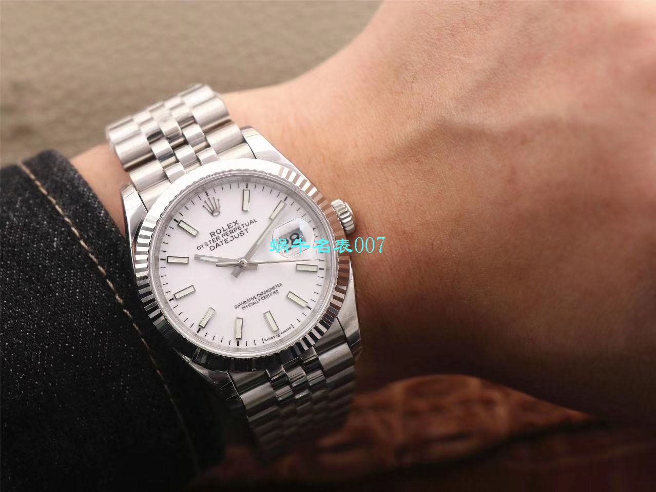  Video analysis EW Factory  top  Replica Copy  Rolex   Datejust 36毫米m126233-0025 wrist watches  / R356
