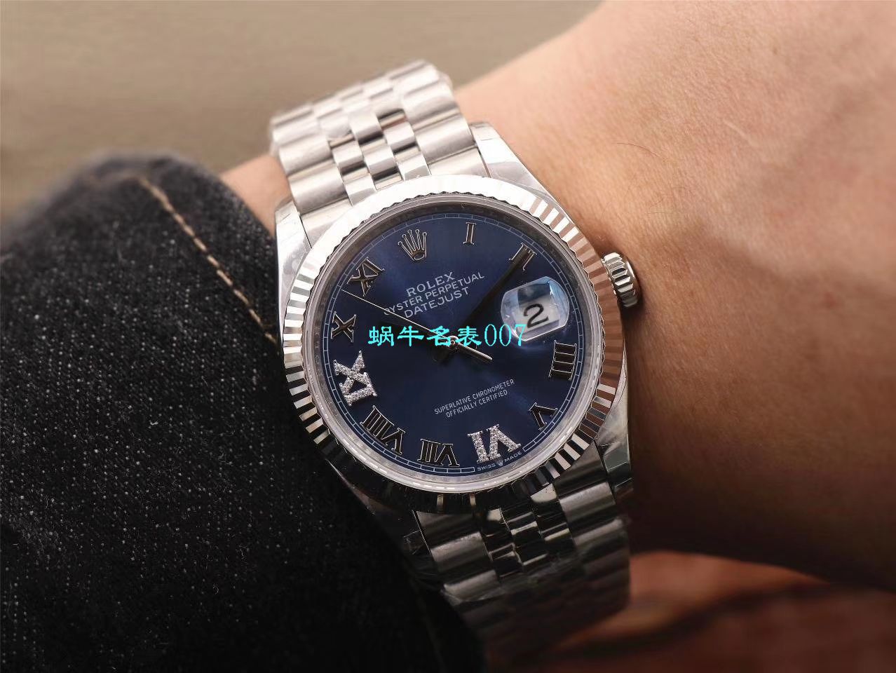  Video analysis EW Factory  top  Replica Copy  Rolex   Datejust 36毫米m126233-0025 wrist watches  / R356