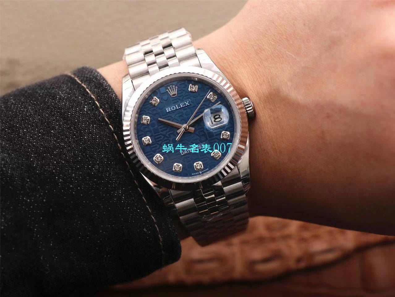  Video analysis EW Factory  top  Replica Copy  Rolex   Datejust 36毫米m126233-0025 wrist watches  / R356