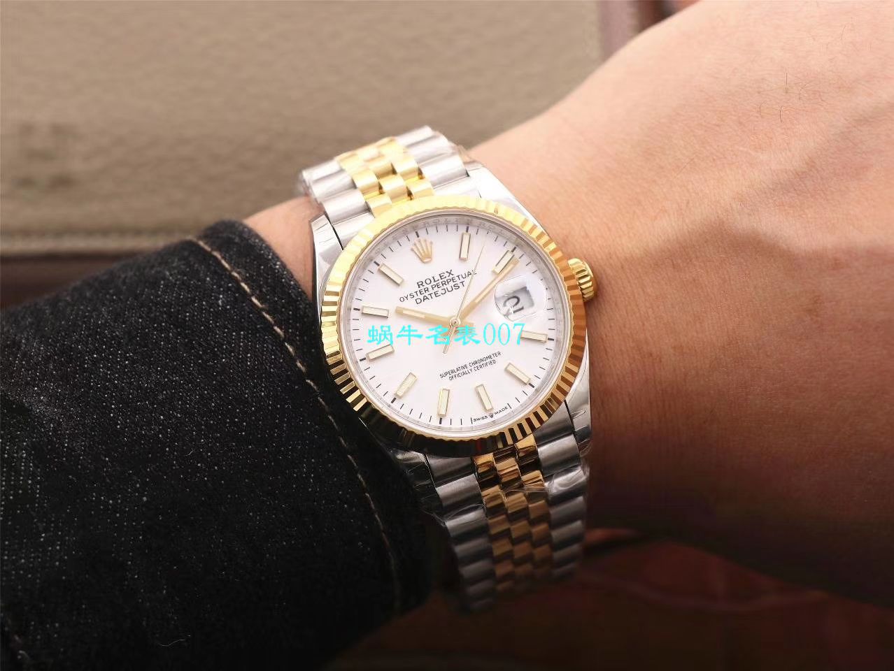  Video analysis EW Factory  top  Replica Copy  Rolex   Datejust 36毫米m126233-0025 wrist watches  / R356