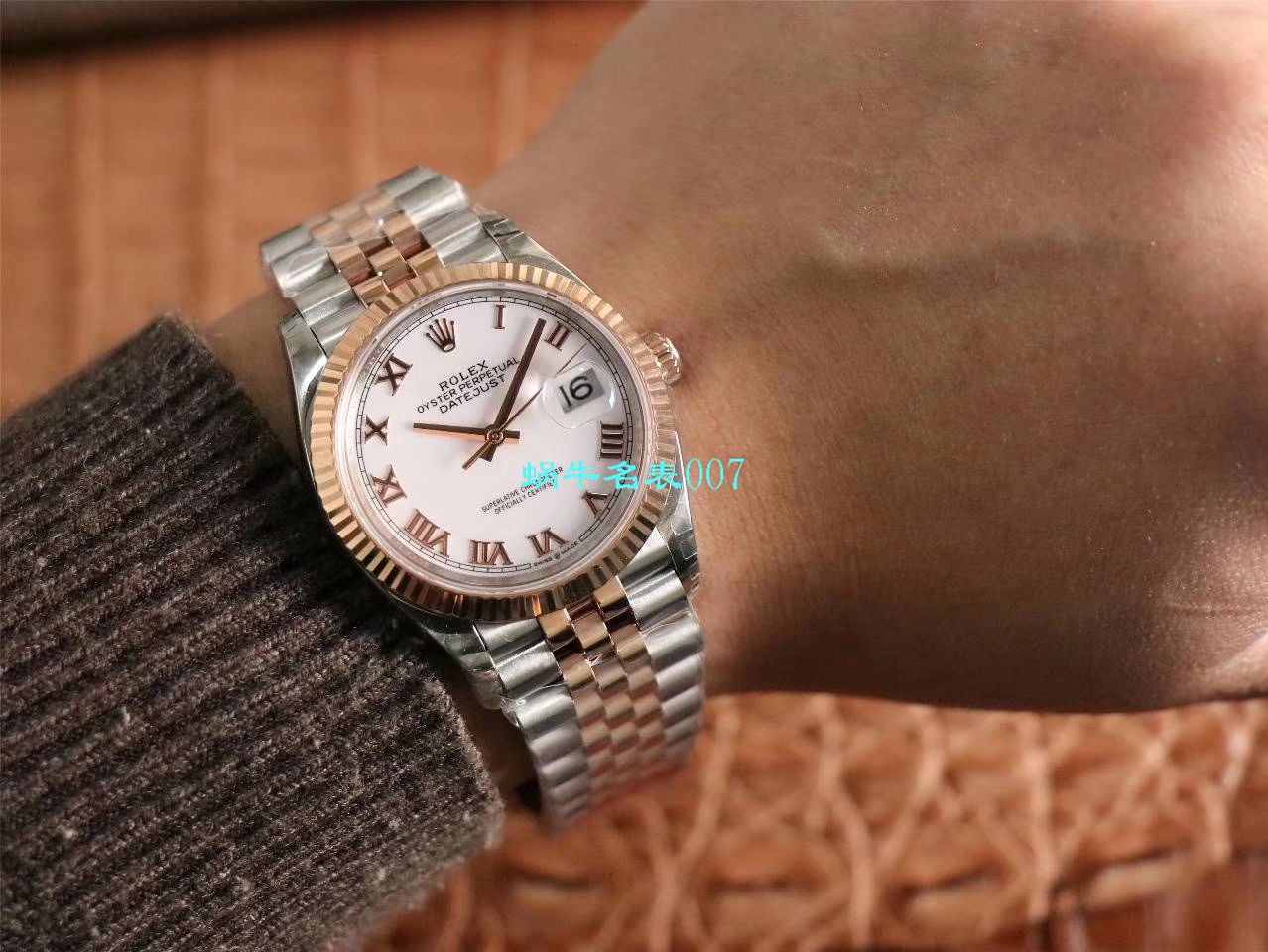  Video analysis EW Factory  top  Replica Copy  Rolex   Datejust 36毫米m126233-0025 wrist watches  / R356