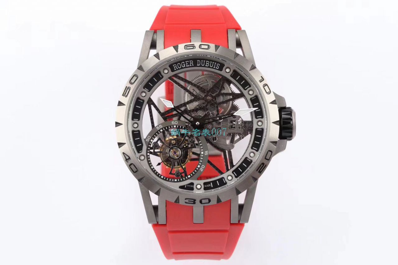 BBR Factory  top  Replica Copy  Tourbillon 罗杰杜彼EXCALIBUR（王者系列）系列RDDBEX0479蓝色 watchband   wrist watches  / LJ066