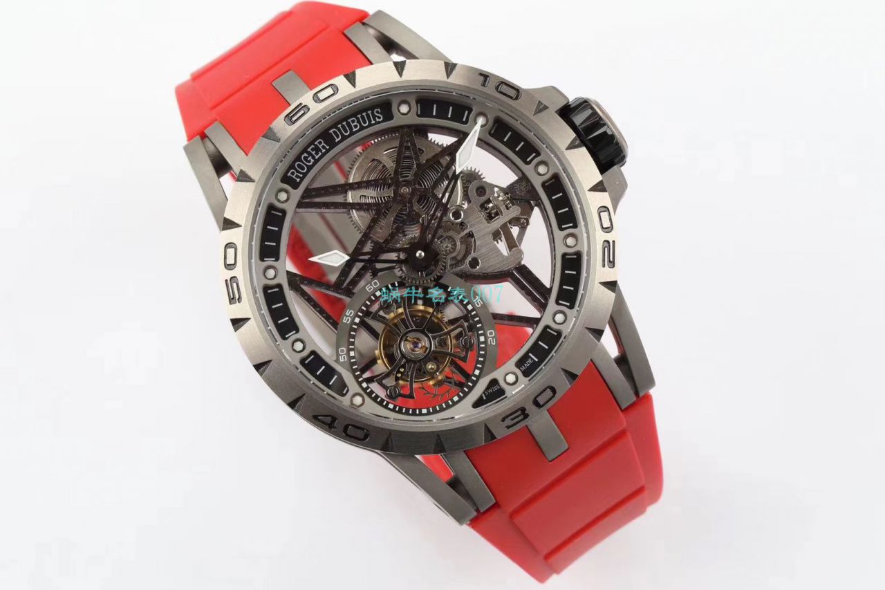 BBR Factory  top  Replica Copy  Tourbillon 罗杰杜彼EXCALIBUR（王者系列）系列RDDBEX0479蓝色 watchband   wrist watches  / LJ066