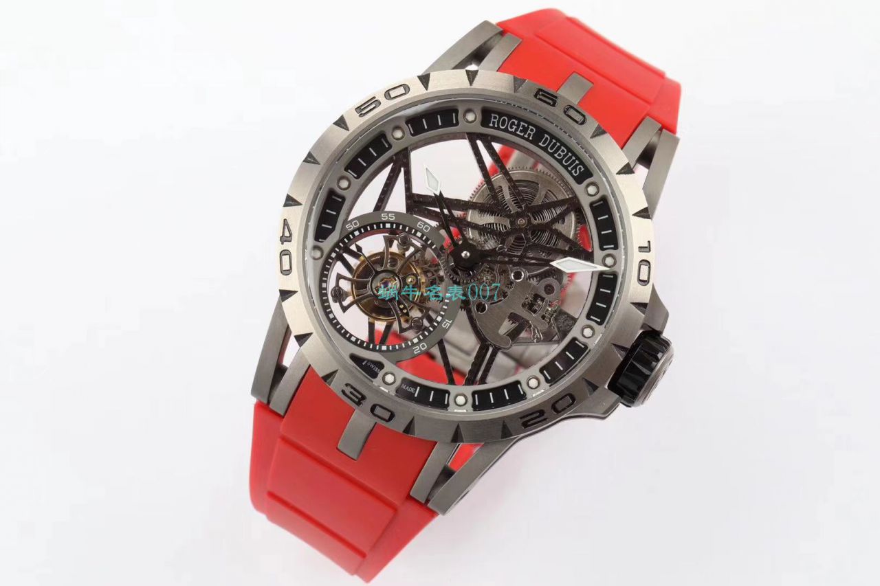 BBR Factory  top  Replica Copy  Tourbillon 罗杰杜彼EXCALIBUR（王者系列）系列RDDBEX0479蓝色 watchband   wrist watches  / LJ066