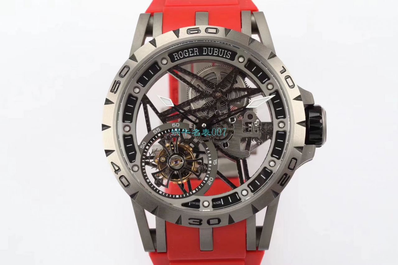 BBR Factory  top  Replica Copy  Tourbillon 罗杰杜彼EXCALIBUR（王者系列）系列RDDBEX0479蓝色 watchband   wrist watches  / LJ066