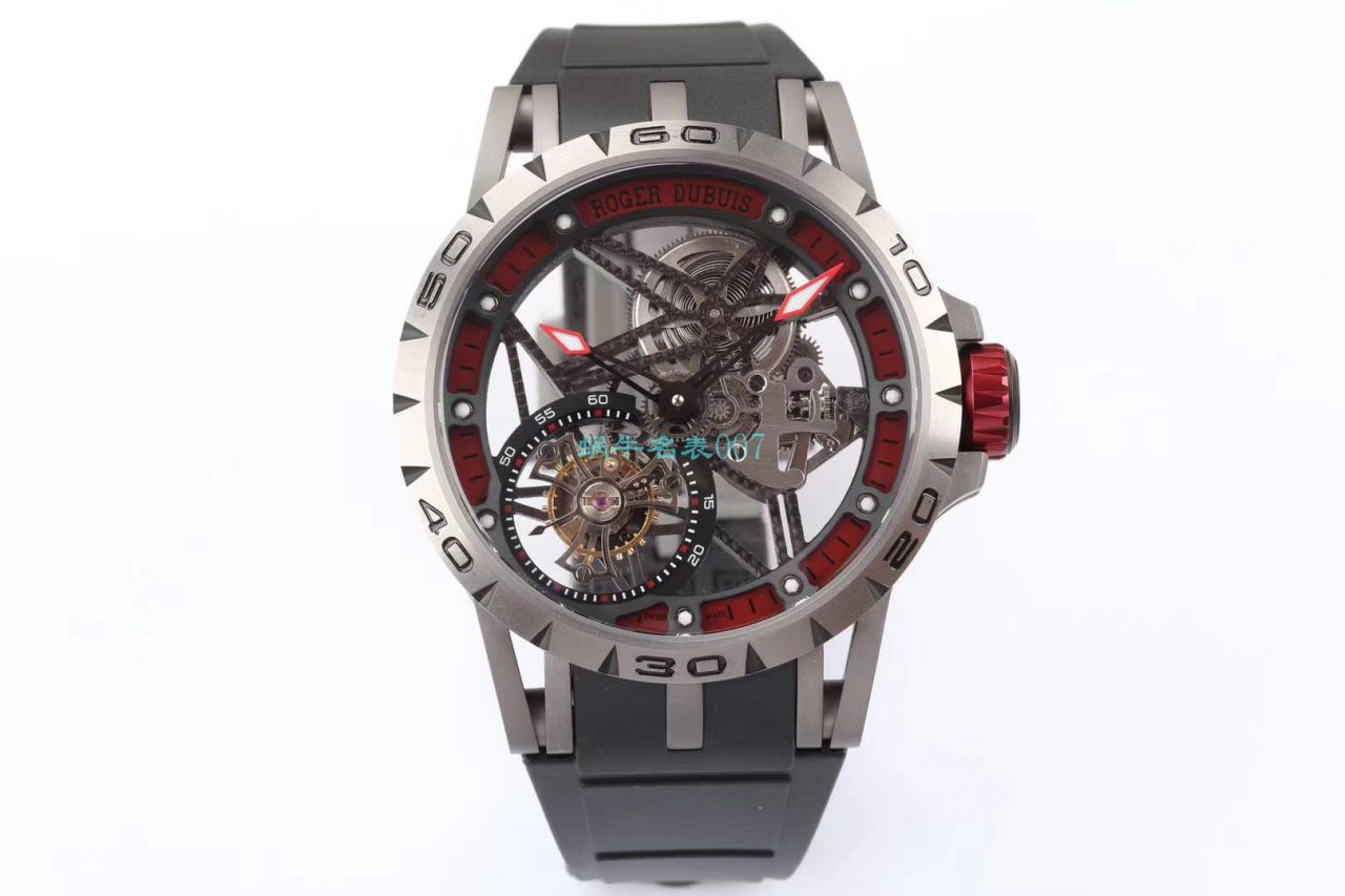 BBR Factory  top  Replica Copy  Tourbillon 罗杰杜彼EXCALIBUR（王者系列）系列RDDBEX0479蓝色 watchband   wrist watches  / LJ066