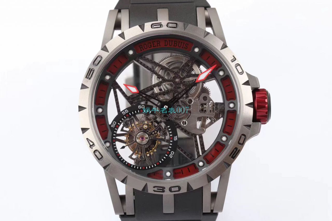 BBR Factory  top  Replica Copy  Tourbillon 罗杰杜彼EXCALIBUR（王者系列）系列RDDBEX0479蓝色 watchband   wrist watches  / LJ066