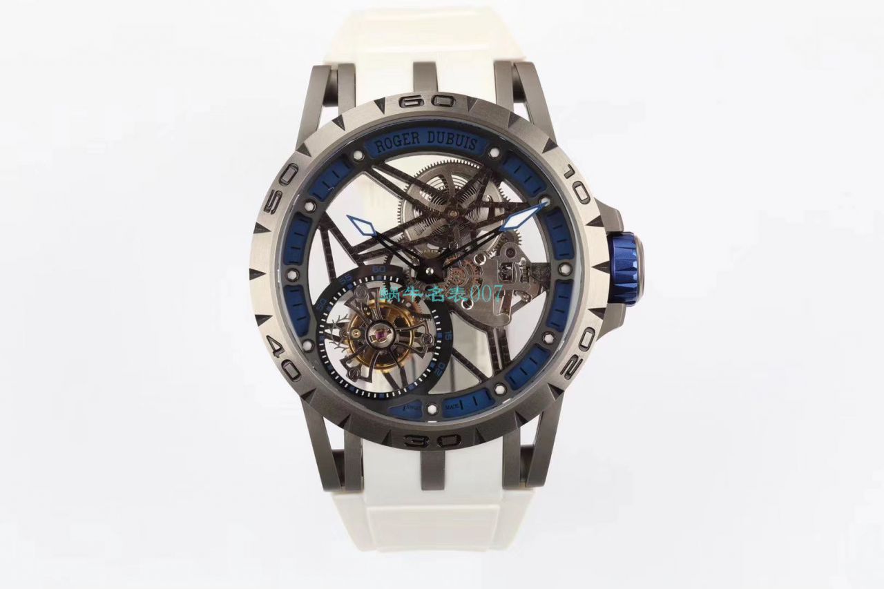 BBR Factory  top  Replica Copy  Tourbillon 罗杰杜彼EXCALIBUR（王者系列）系列RDDBEX0479蓝色 watchband   wrist watches  / LJ066