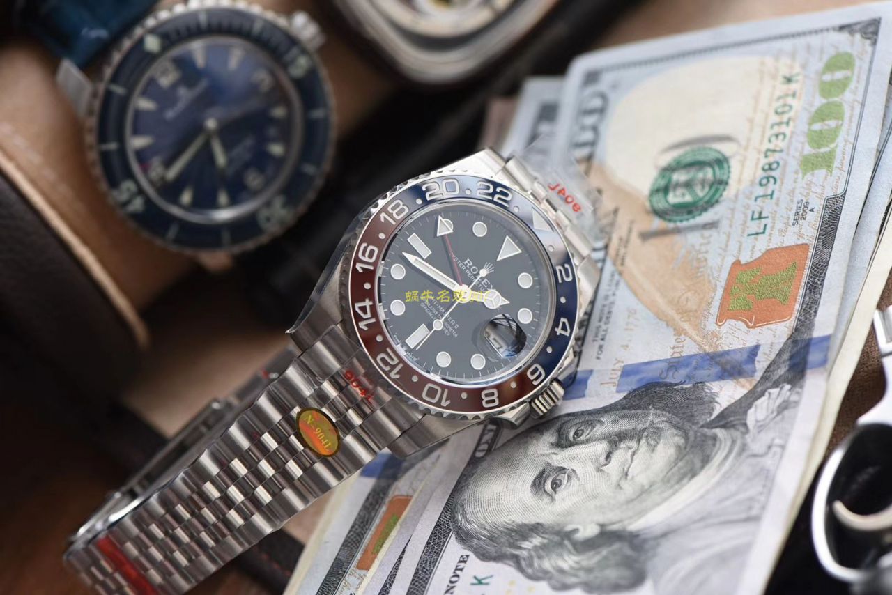 【 Video analysis N Factory  top 红蓝圈仿 Replica Copy 表】 Rolex  GMT MASTER II系列126710BLRO-0001 wrist watches  / R387