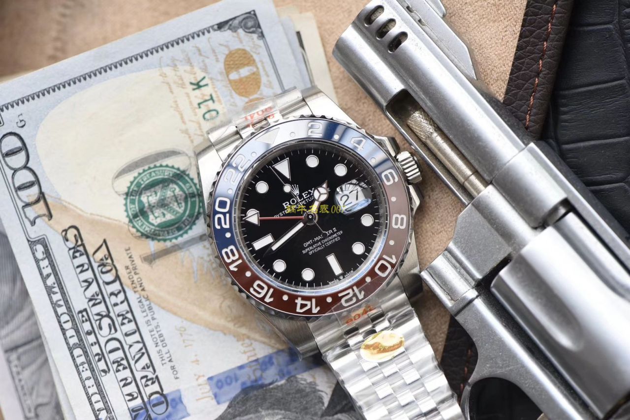 【 Video analysis N Factory  top 红蓝圈仿 Replica Copy 表】 Rolex  GMT MASTER II系列126710BLRO-0001 wrist watches  / R387