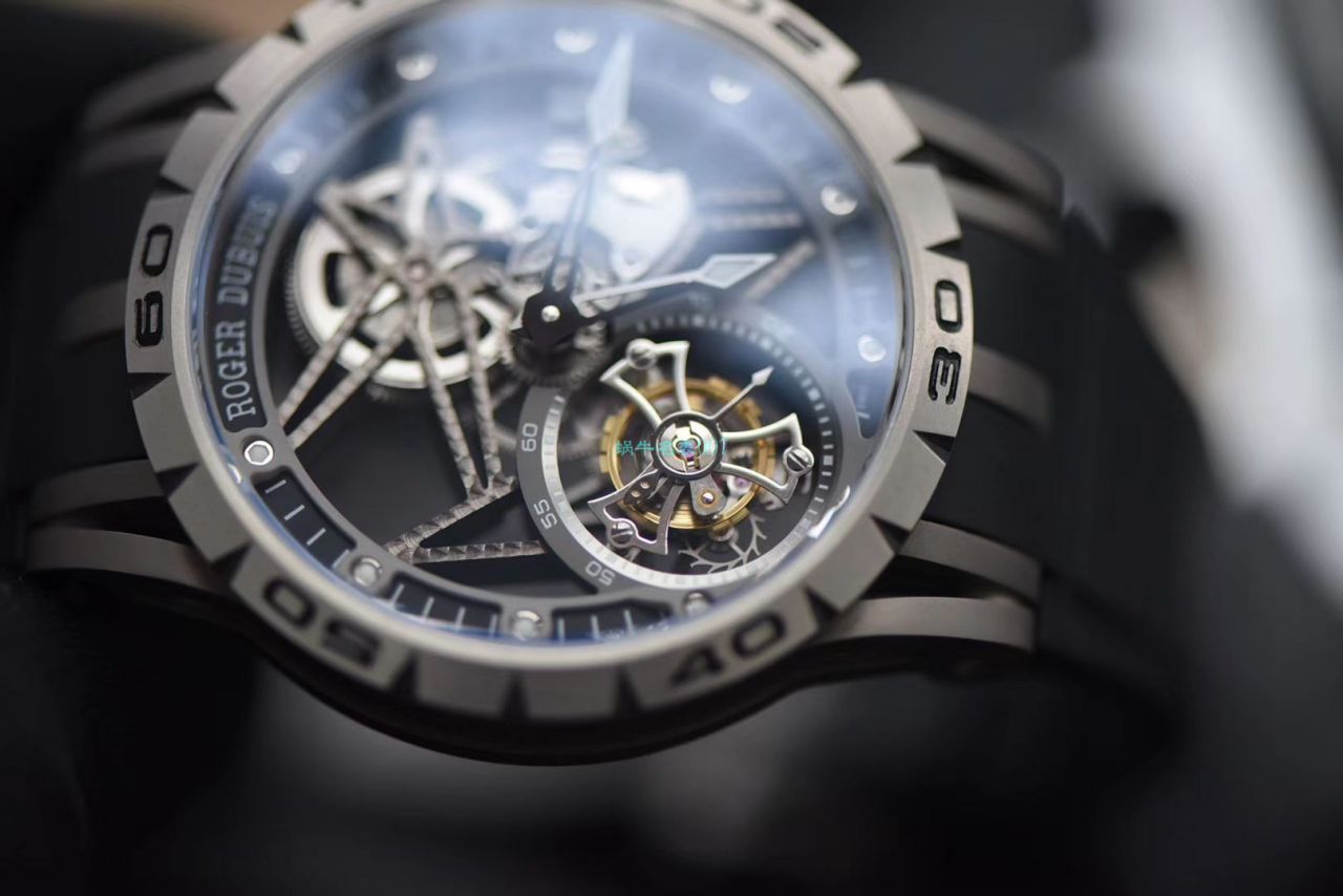 BBR Factory  top  Replica Copy  Tourbillon 罗杰杜彼EXCALIBUR（王者系列）系列RDDBEX0479蓝色 watchband   wrist watches  / LJ066
