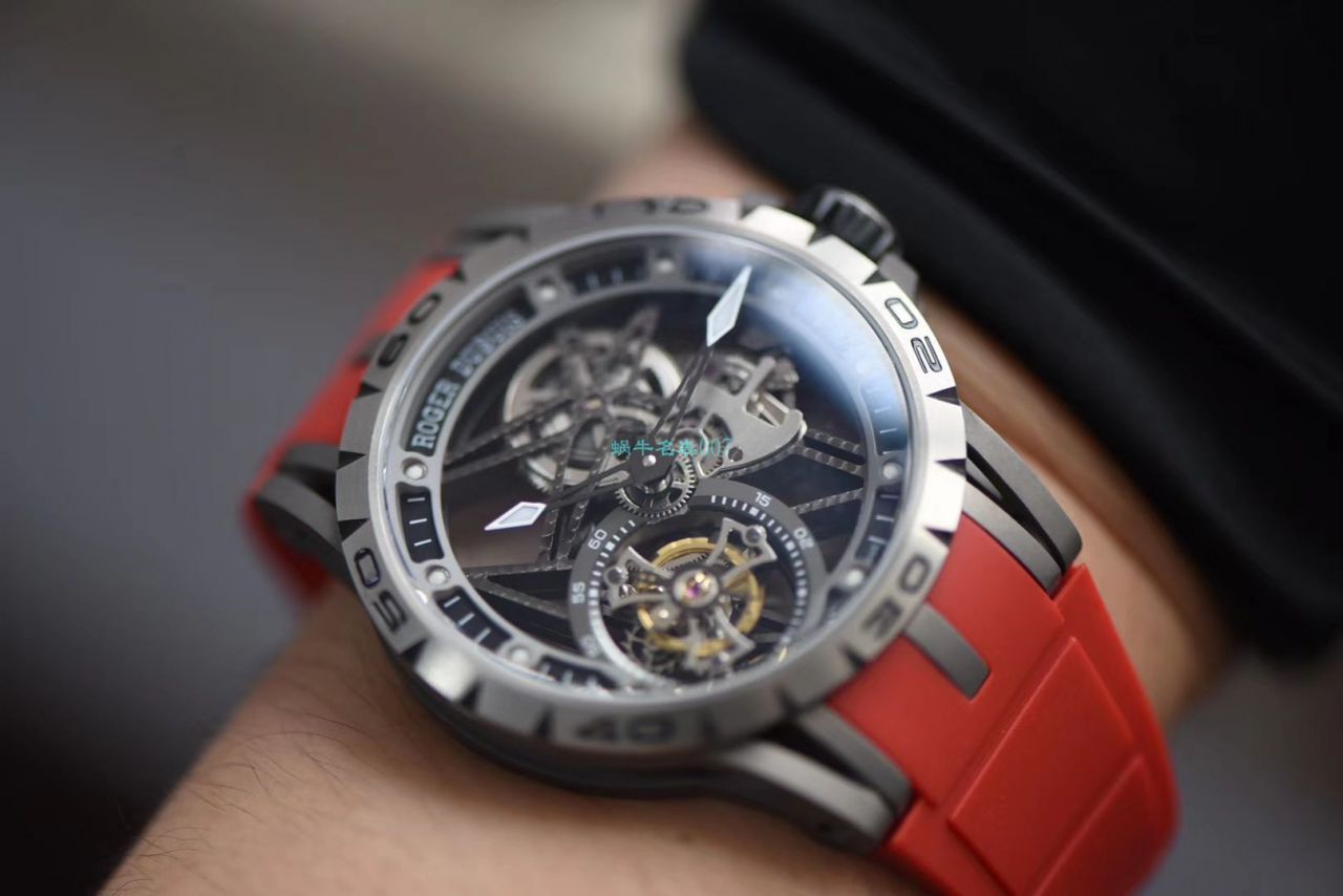 BBR Factory  top  Replica Copy  Tourbillon 罗杰杜彼EXCALIBUR（王者系列）系列RDDBEX0479蓝色 watchband   wrist watches  / LJ066
