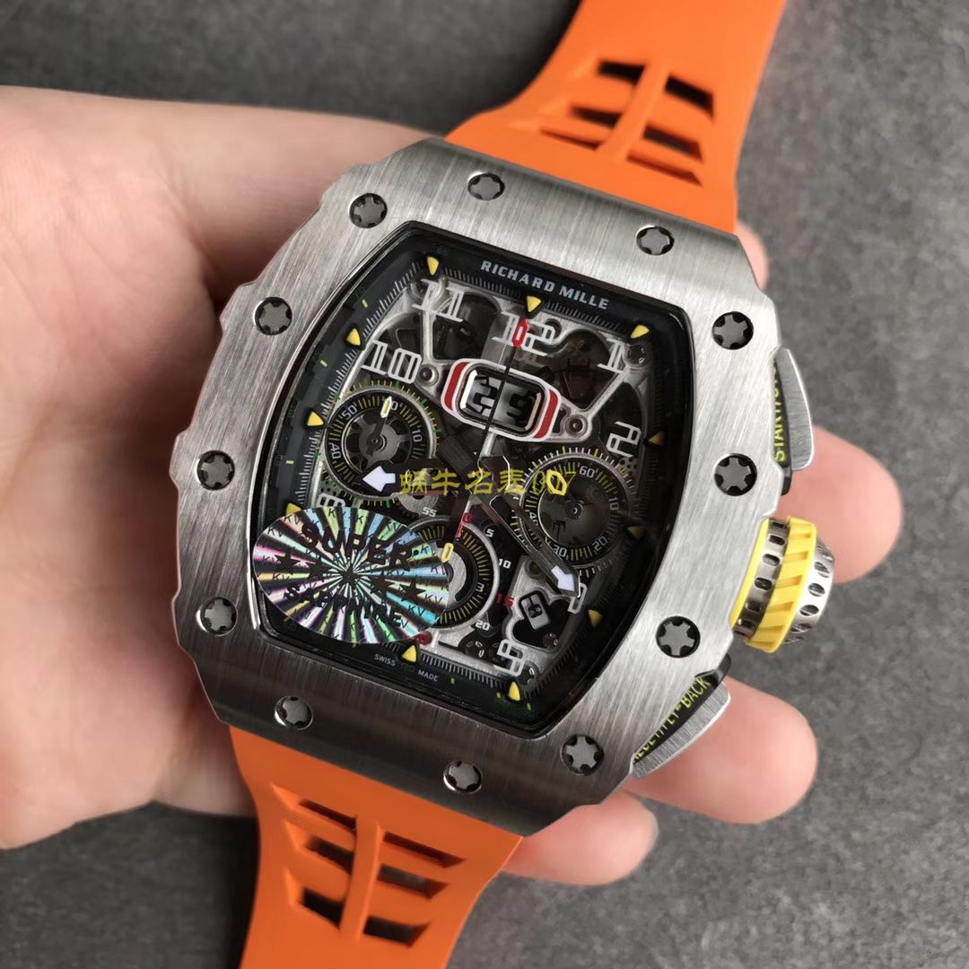 KV Factory 全新RICHARD MILLE Replica 理查德米尔RM 11-03钛钢款 wrist watches  / KV01103H