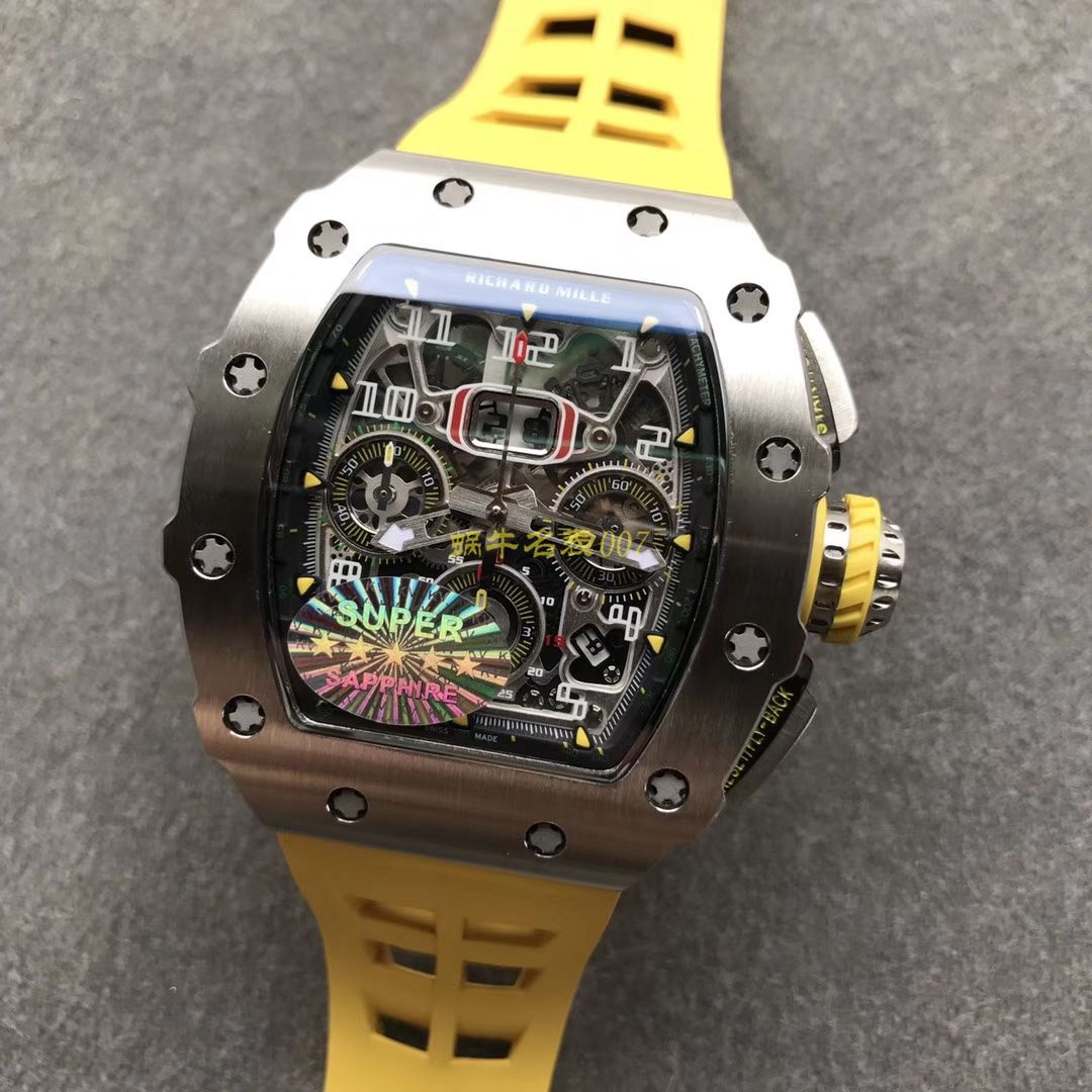 KV Factory 全新RICHARD MILLE Replica 理查德米尔RM 11-03钛钢款 wrist watches  / KV01103H