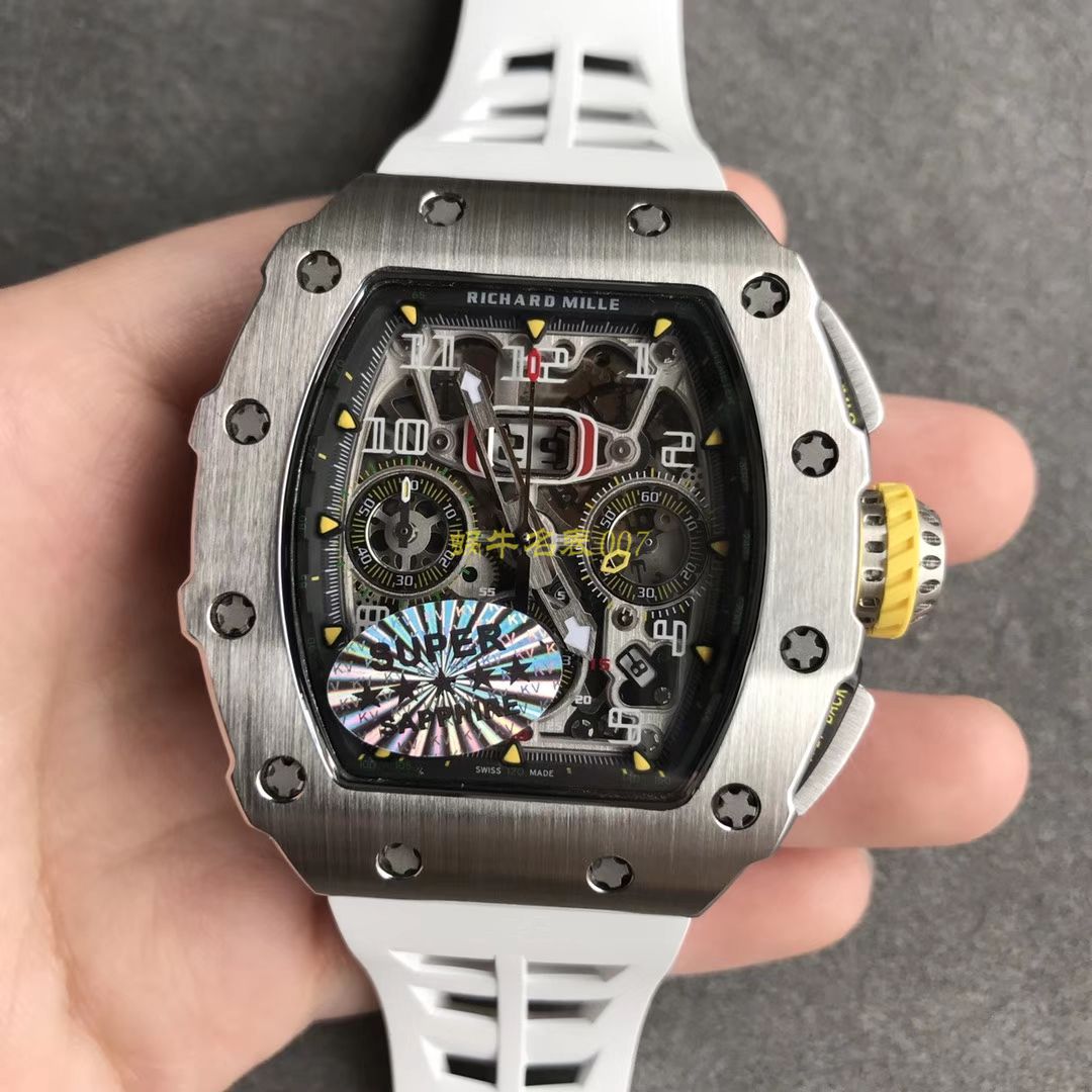 KV Factory 全新RICHARD MILLE Replica 理查德米尔RM 11-03钛钢款 wrist watches  / KV01103H