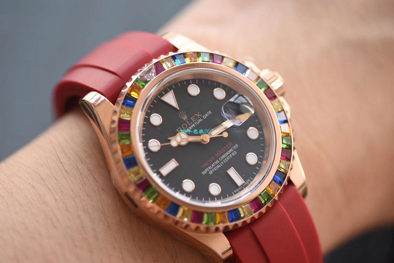【 Video analysis NOOB Factory 官网 Rolex 水鬼 Replica 表】糖豆 Rolex  Yacht-Master 系列116695SATS wrist watches  / R327