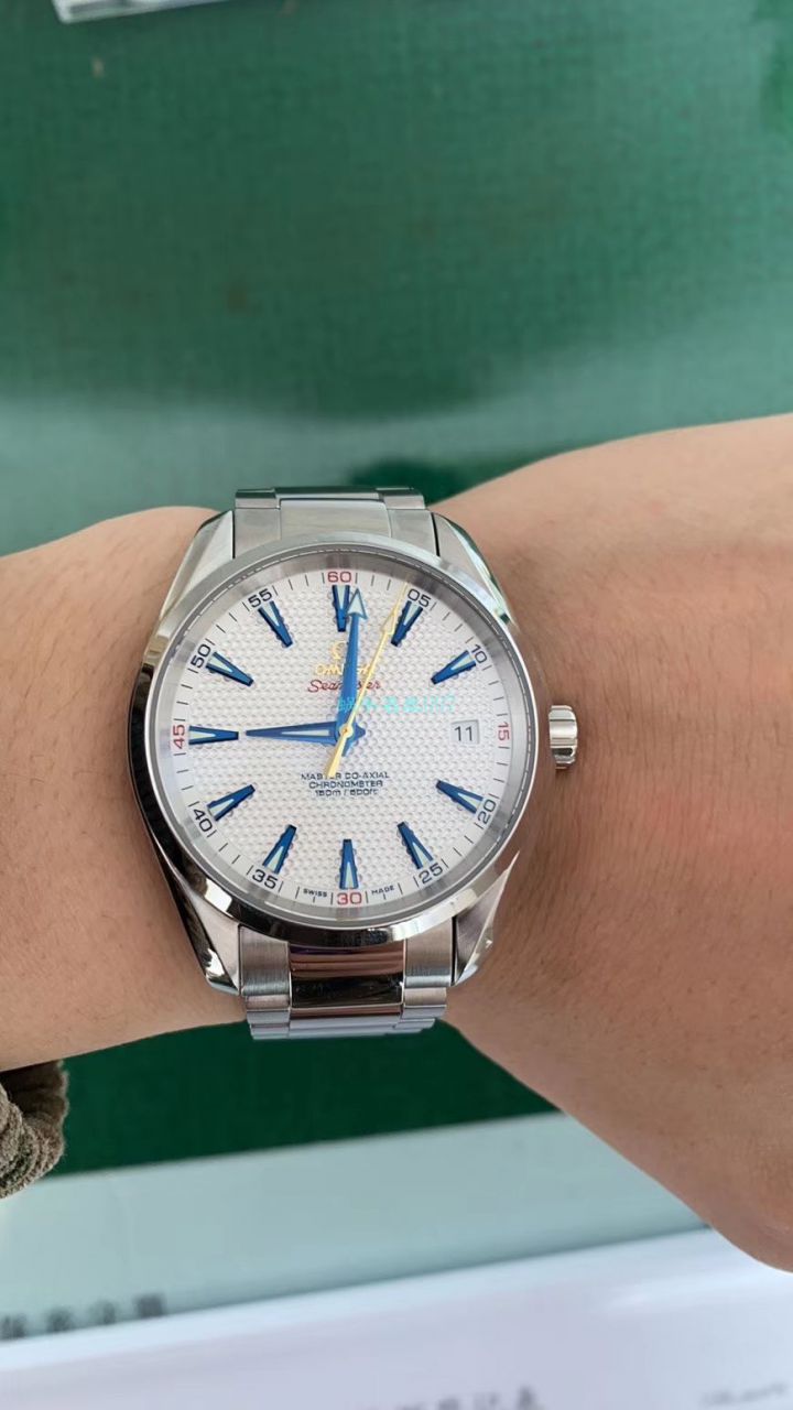 【VS Perfect  top  High quality  Replica Watches 】OMEGA Seamaster 系列Aqua Terra“莱德杯”高尔夫231.10.42.21.02.005限量版 wrist watches  / M358