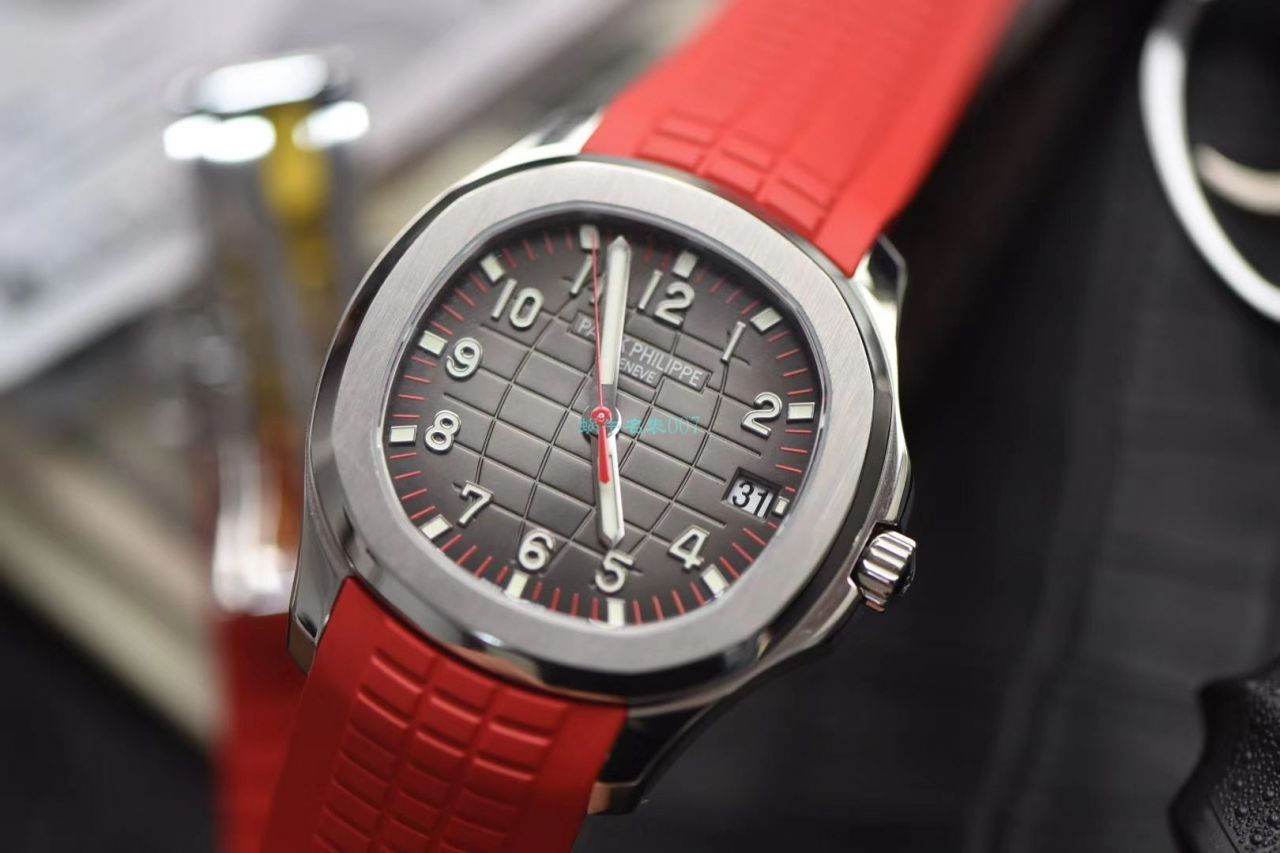 ZF Factory  top  Replica Copy  PATEK PHILIPPE 手雷新加坡2019特别限量版5167A红色 watchband   / BD282