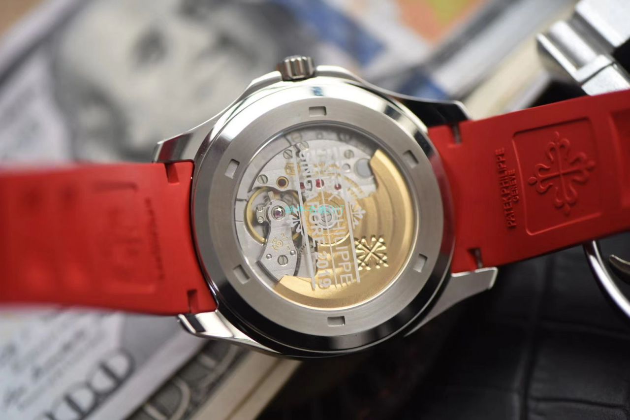 ZF Factory  top  Replica Copy  PATEK PHILIPPE 手雷新加坡2019特别限量版5167A红色 watchband   / BD282