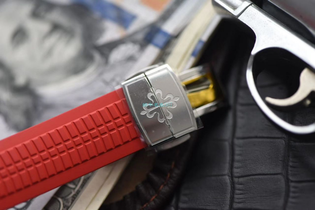 ZF Factory  top  Replica Copy  PATEK PHILIPPE 手雷新加坡2019特别限量版5167A红色 watchband   / BD282