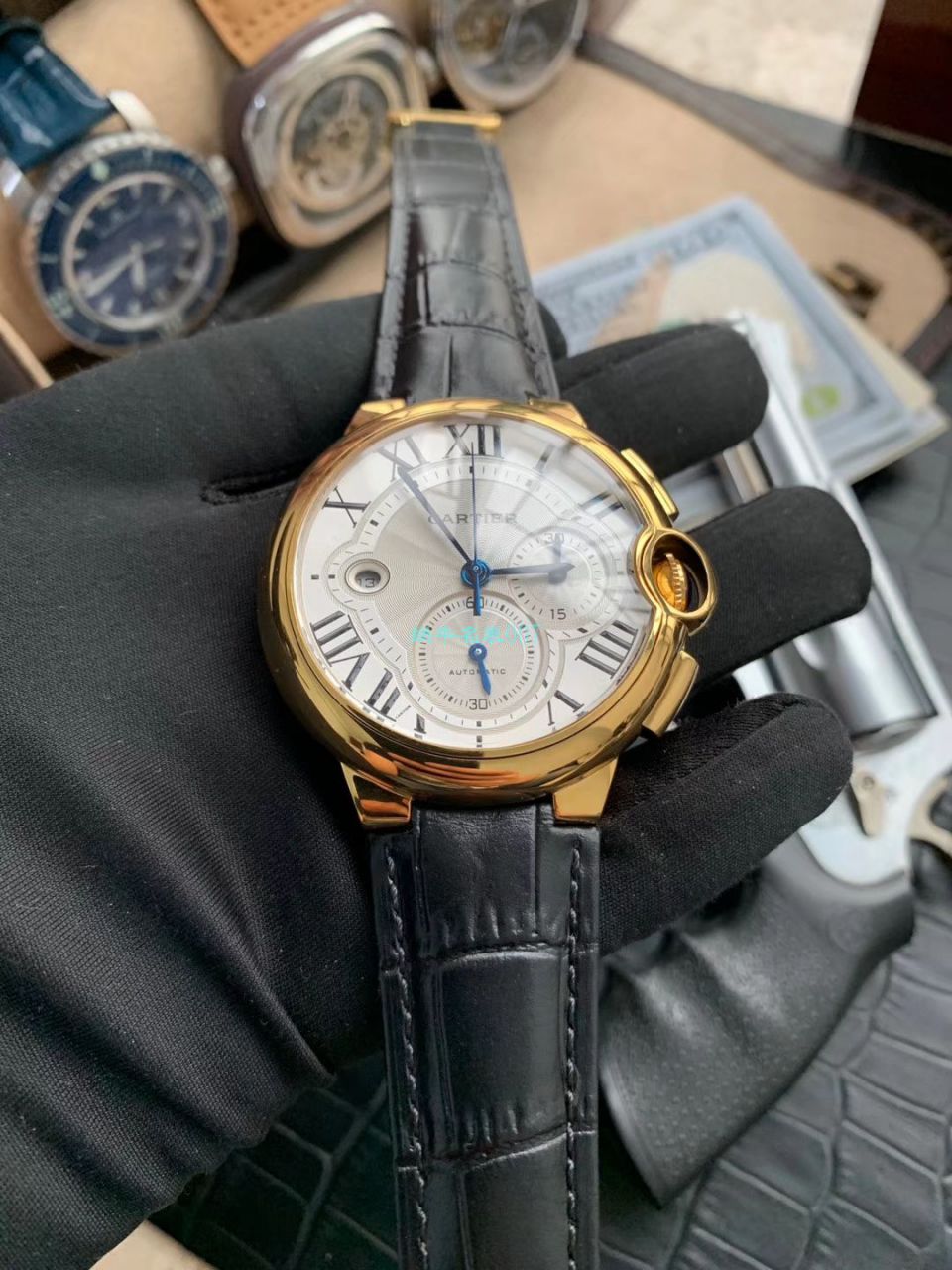 OF Factory  top  Replica Copy 最新升级版 Cartier  蓝气球W6920074,W6920007计时 wrist watches  / K269