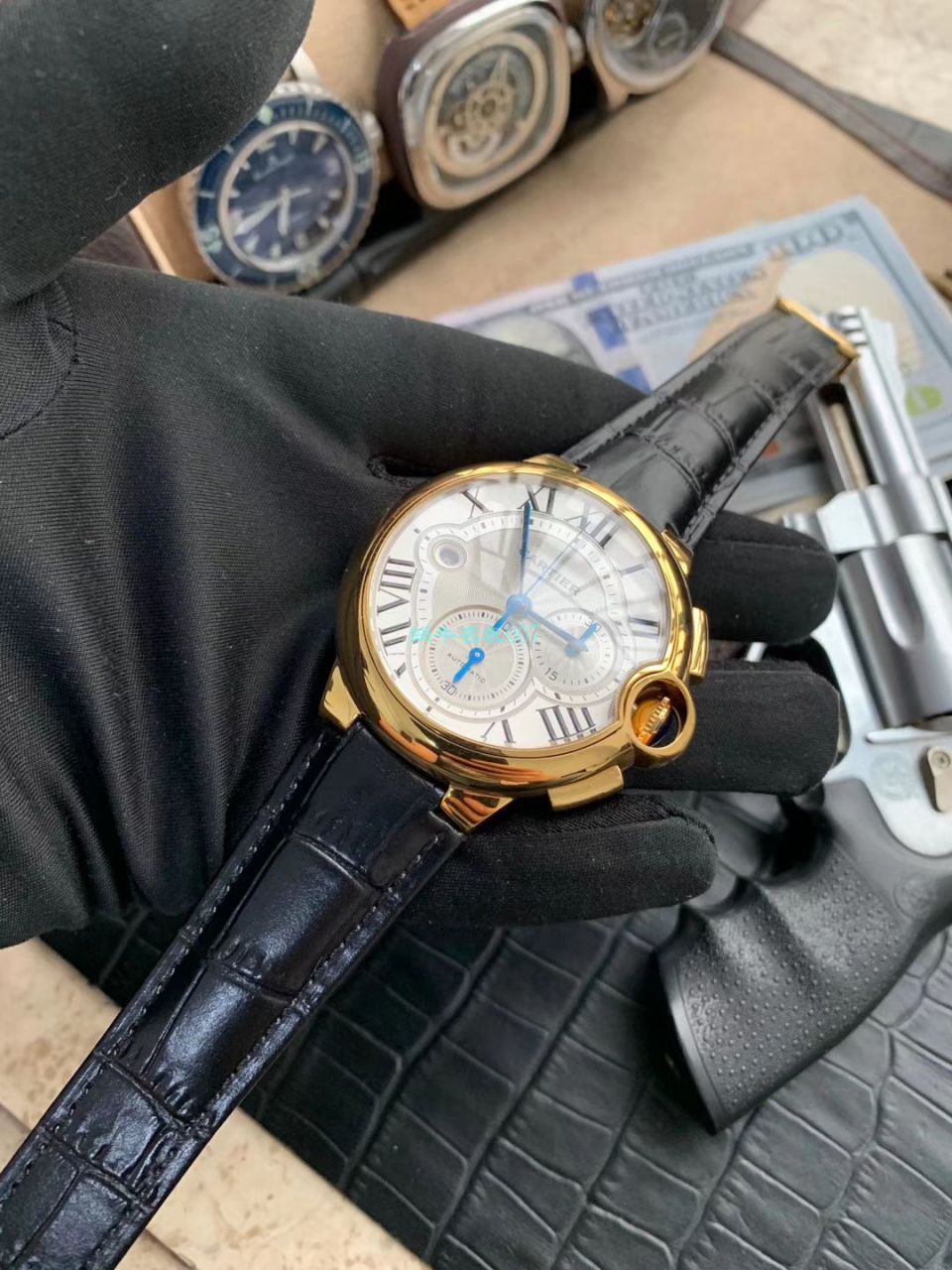 OF Factory  top  Replica Copy 最新升级版 Cartier  蓝气球W6920074,W6920007计时 wrist watches  / K269