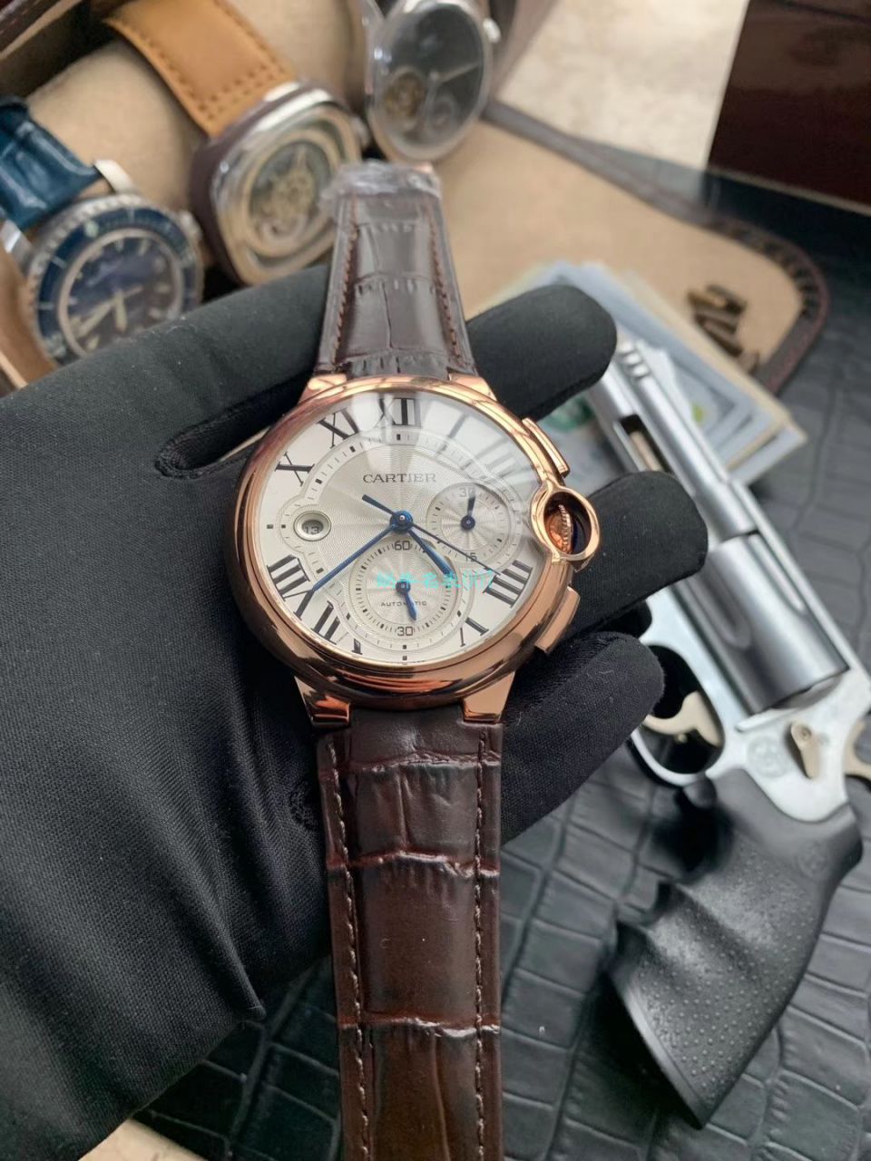 OF Factory  top  Replica Copy 最新升级版 Cartier  蓝气球W6920074,W6920007计时 wrist watches  / K269