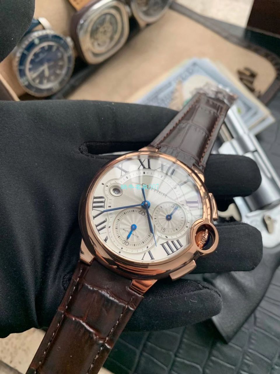 OF Factory  top  Replica Copy 最新升级版 Cartier  蓝气球W6920074,W6920007计时 wrist watches  / K269