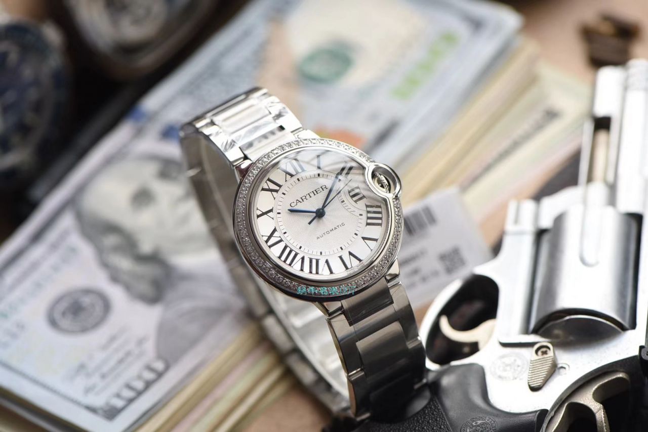 V6 Factory  top  Replica Copy  Cartier  蓝气球33毫米系列W4BB0016女装 wrist watches  / K270