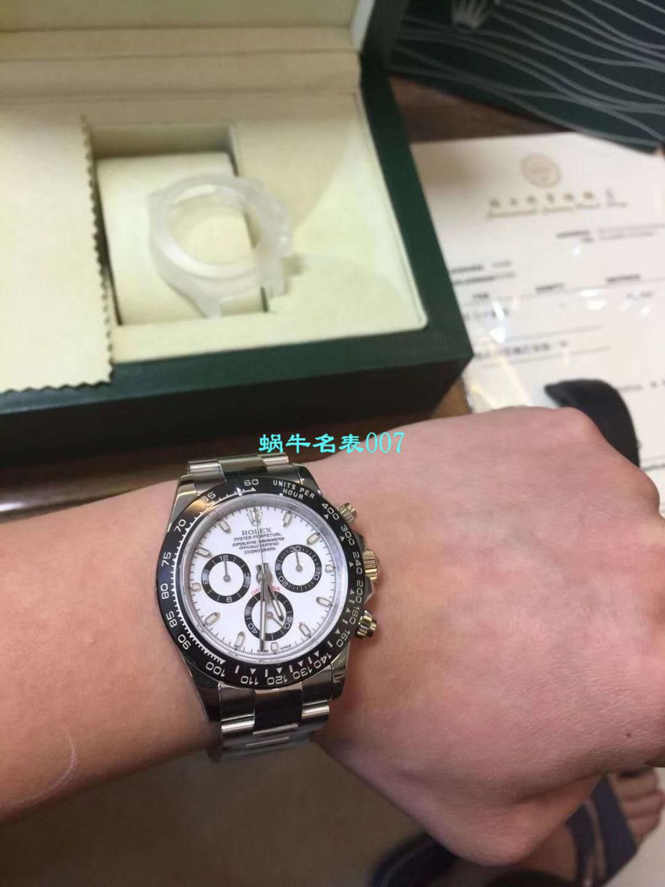 【N Factory V3升级版 Replica Copy 表】Rolex熊猫迪 Rolex  Cosmograph Daytona  Ditongna 系列116500LN-78590白盘 wrist watches  / R508