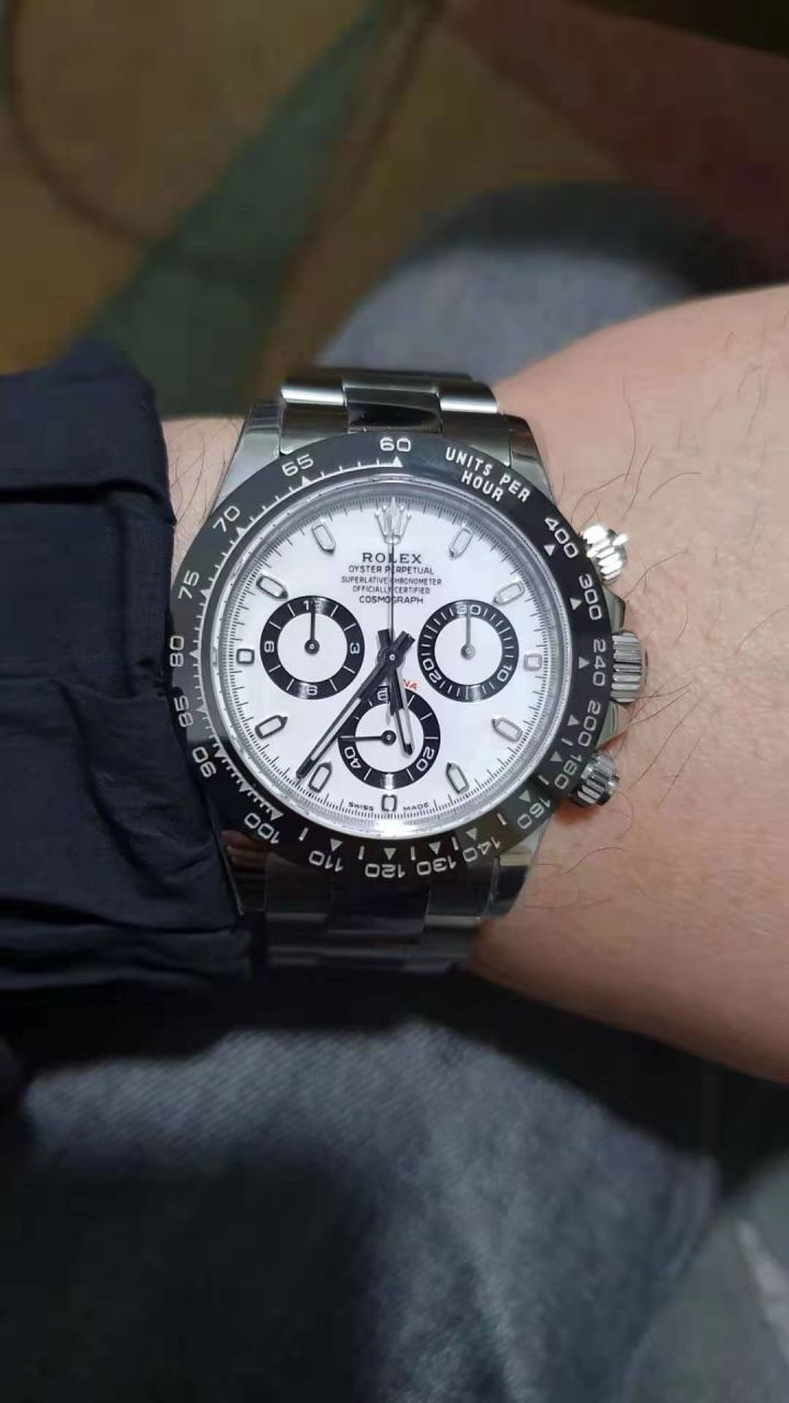 【N Factory V3升级版 Replica Copy 表】Rolex熊猫迪 Rolex  Cosmograph Daytona  Ditongna 系列116500LN-78590白盘 wrist watches  / R508