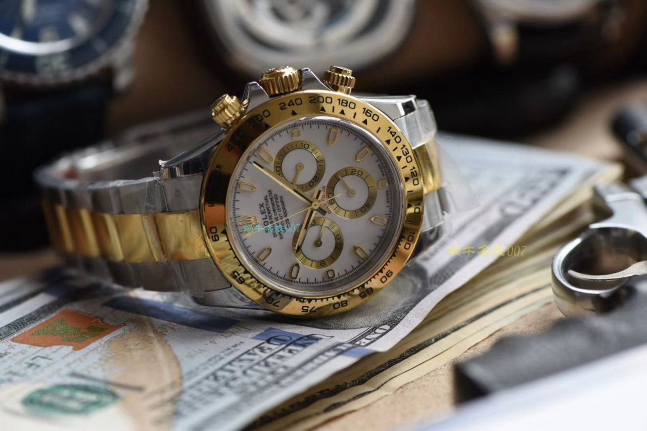 【N Factory  top  Replica Watches 间金4130】 Rolex  Cosmograph Daytona  Ditongna 系列116523-78593 银色 wrist watches  / R568