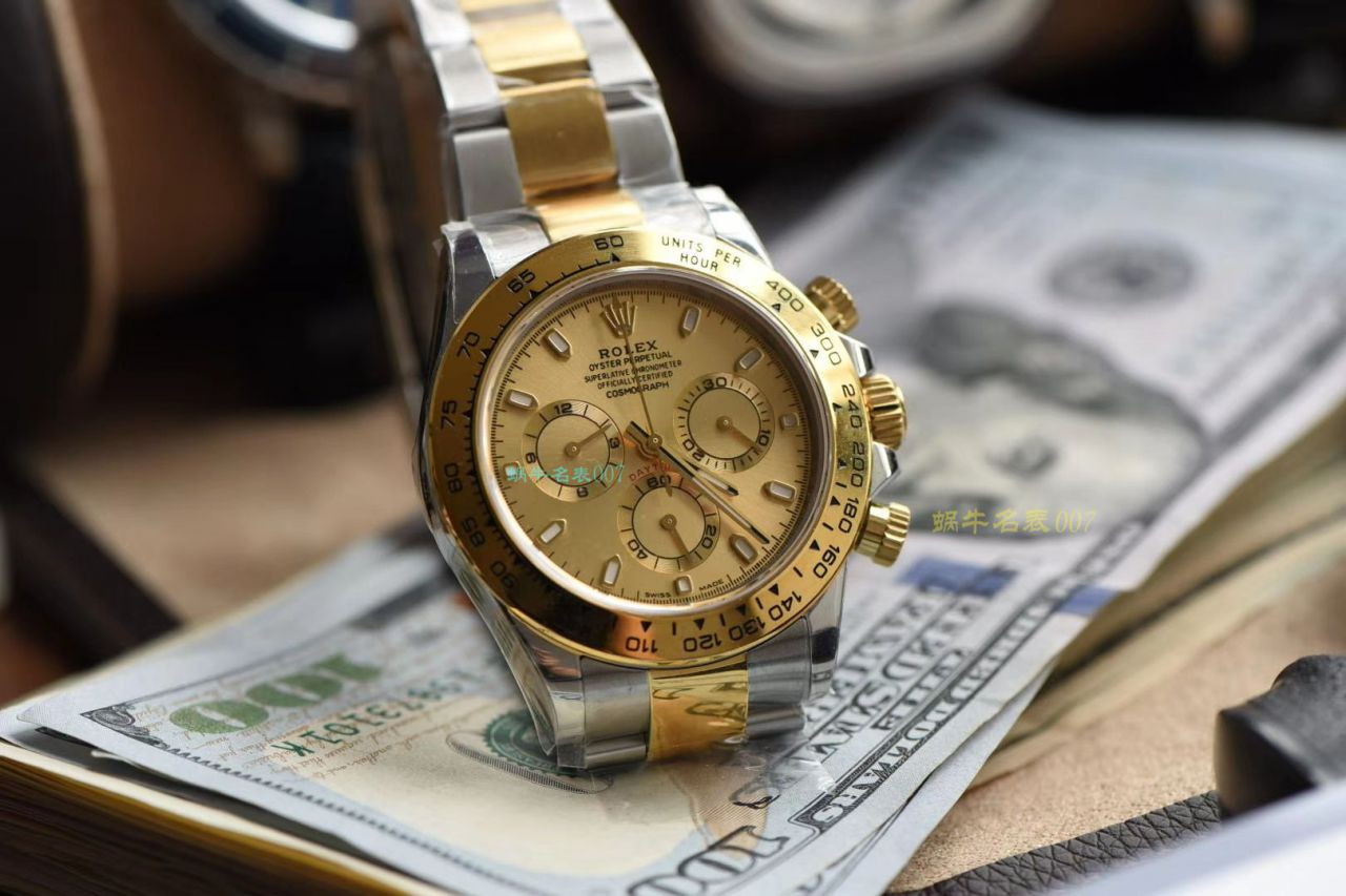 【N Factory  top  Replica Watches 间金4130】 Rolex  Cosmograph Daytona  Ditongna 系列116523-78593 银色 wrist watches  / R568