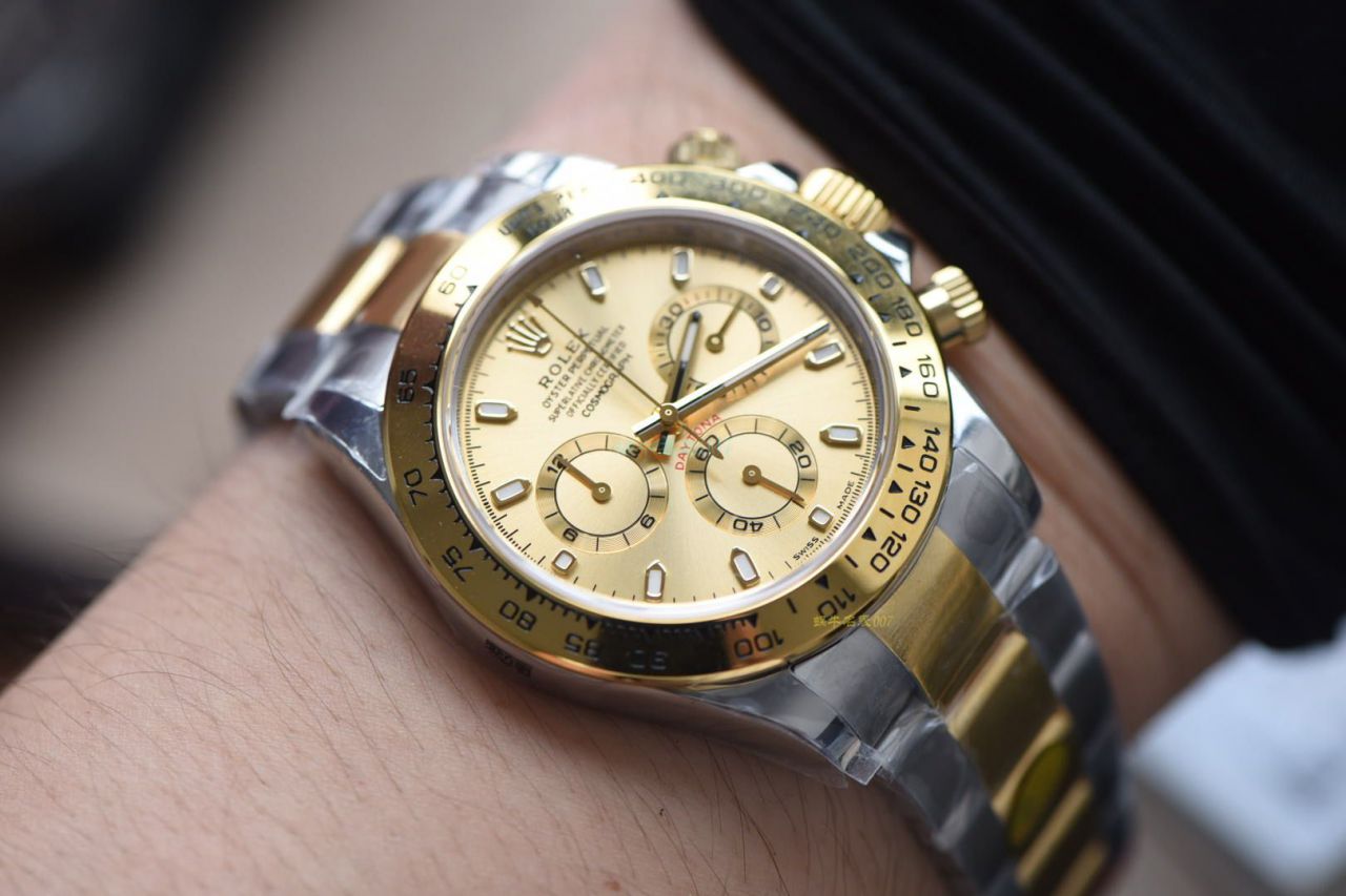 【N Factory  top  Replica Watches 间金4130】 Rolex  Cosmograph Daytona  Ditongna 系列116523-78593 银色 wrist watches  / R568