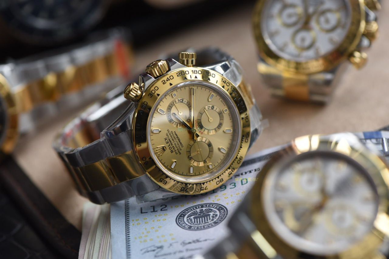 【N Factory  top  Replica Watches 间金4130】 Rolex  Cosmograph Daytona  Ditongna 系列116523-78593 银色 wrist watches  / R568