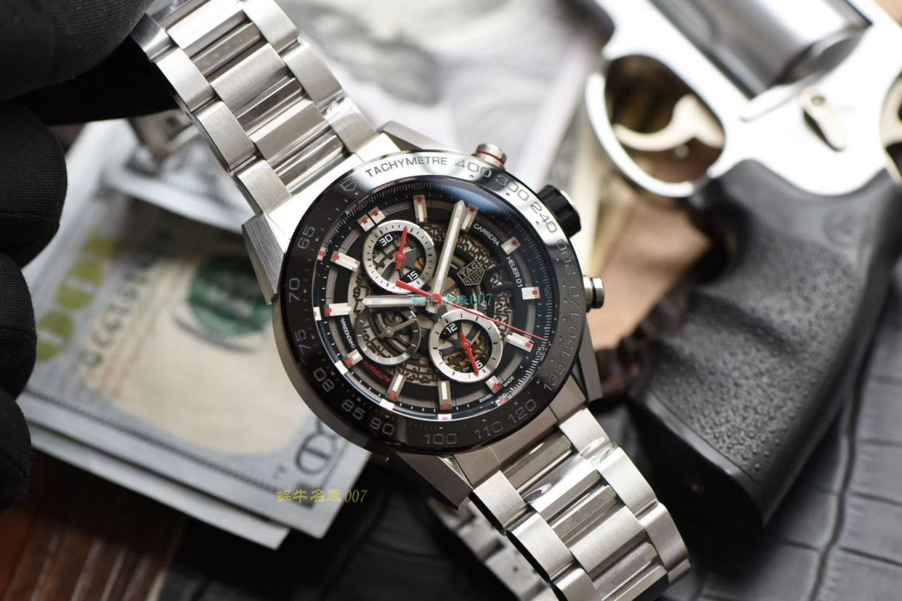 XF Factory 官网计时码表 TAG Heuer 卡莱拉系列CAR2A1W.BA0703 wrist watches  / TG090