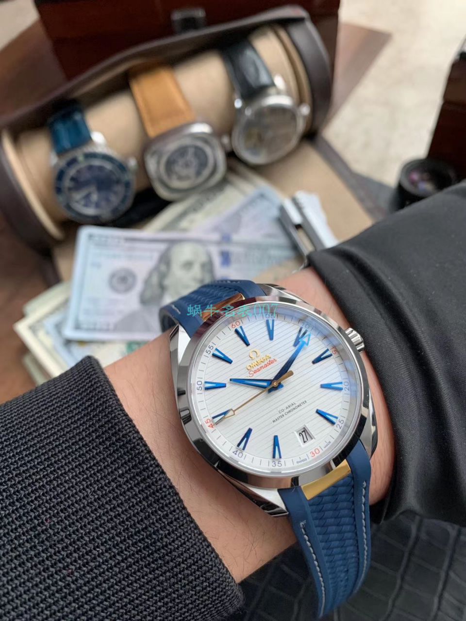 VS Factory  top  Replica Copy  Watches OMEGA莱德杯 Seamaster 150米220.12.41.21.02.004 / M685