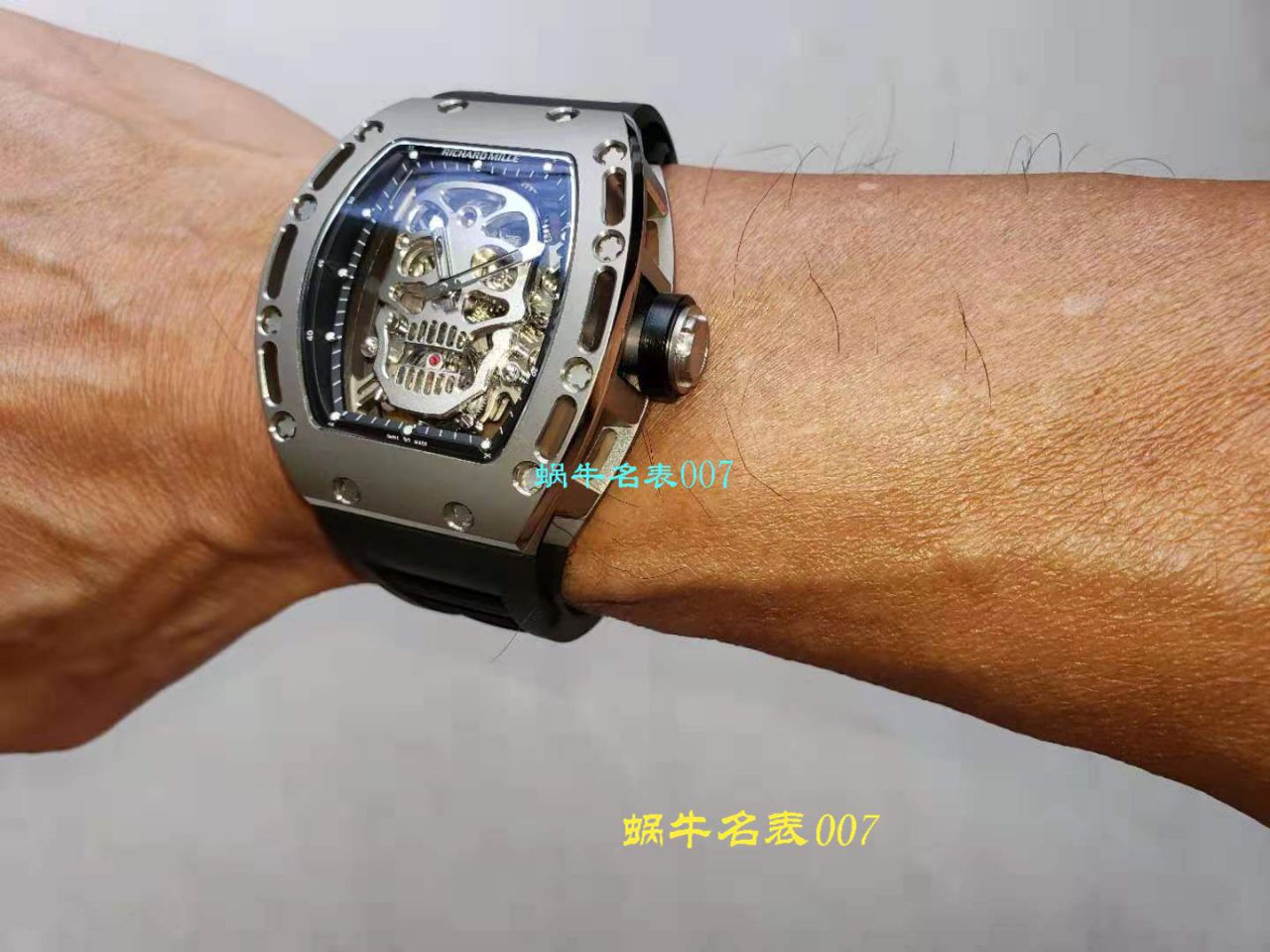 【 Video analysis 】EUR Factory RICHARD MILLE Richard Mille Tourbillon 男RM 052 top  Replica Copy 紫金骷髅头至尊鬼王 wrist watches  / RM052EUR