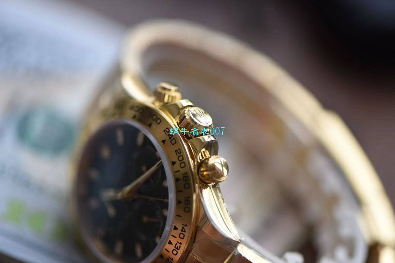  Video analysis N Factory 超级4130绿面金迪 Rolex  Cosmograph Daytona  Ditongna  top  Replica Copy m116508-0013 wrist watches  / R388N