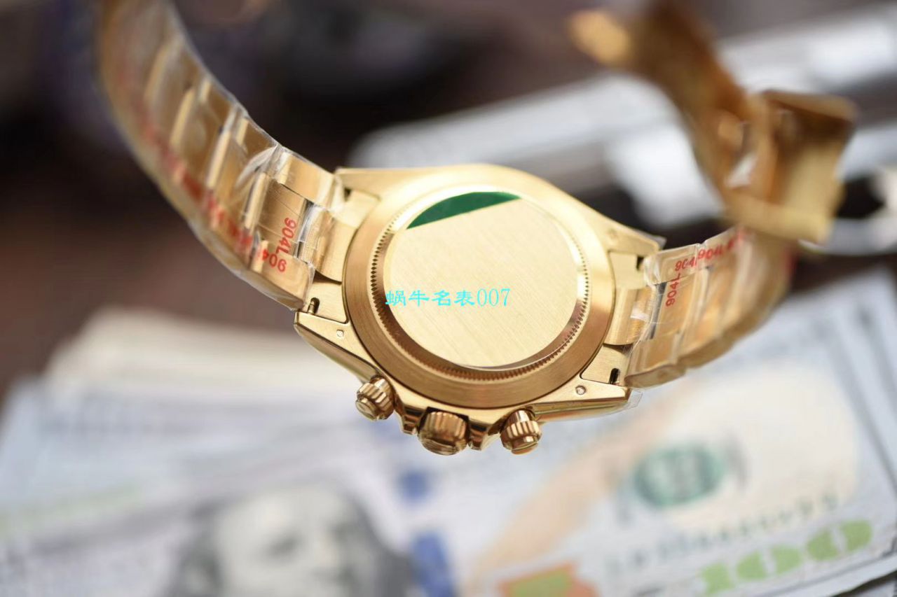  Video analysis N Factory 超级4130绿面金迪 Rolex  Cosmograph Daytona  Ditongna  top  Replica Copy m116508-0013 wrist watches  / R388N
