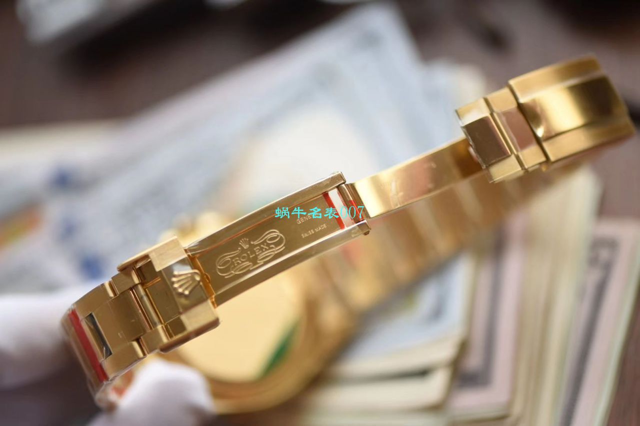  Video analysis N Factory 超级4130绿面金迪 Rolex  Cosmograph Daytona  Ditongna  top  Replica Copy m116508-0013 wrist watches  / R388N