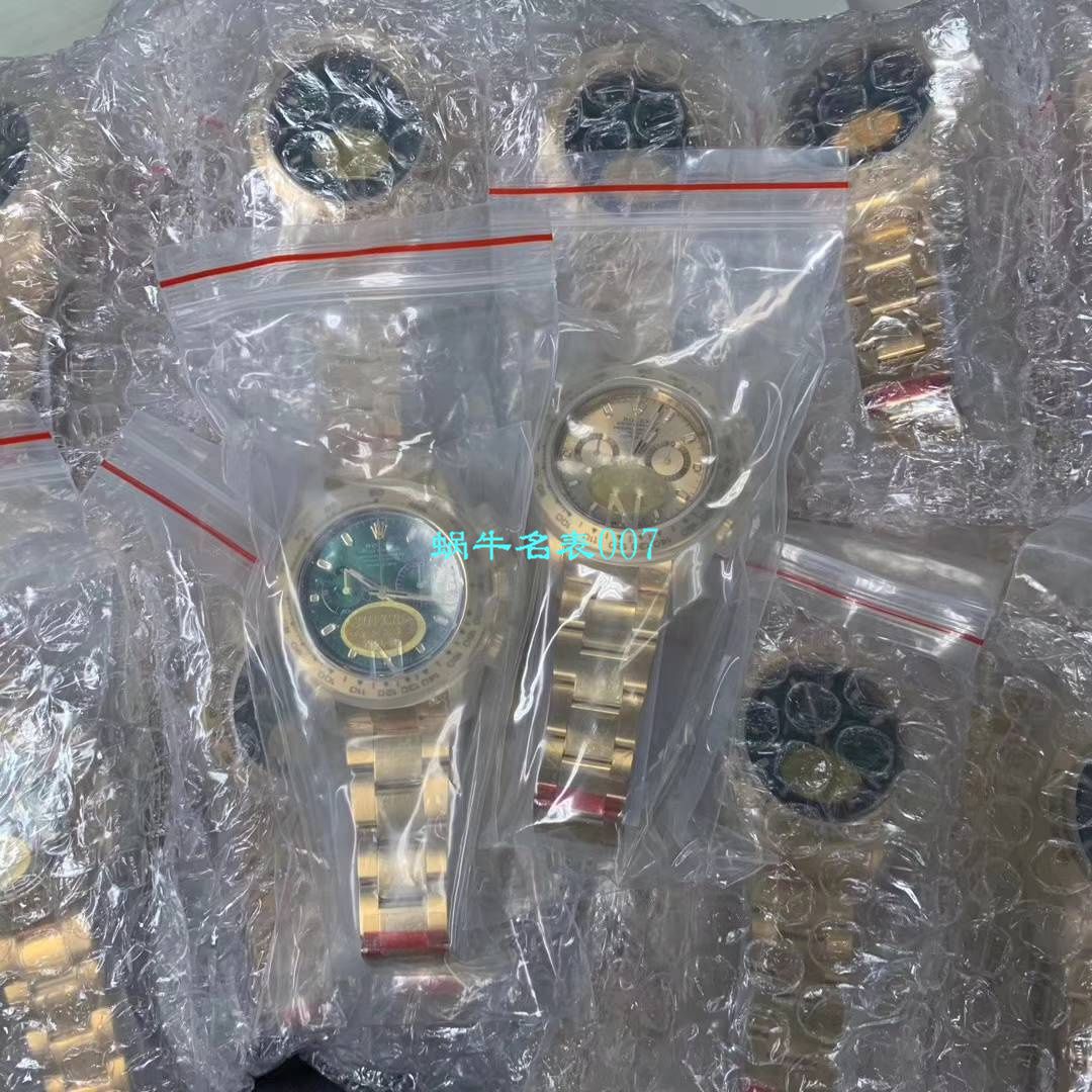  Video analysis N Factory 超级4130绿面金迪 Rolex  Cosmograph Daytona  Ditongna  top  Replica Copy m116508-0013 wrist watches  / R388N