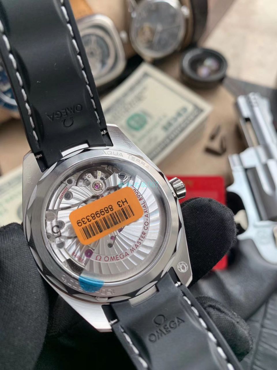 VS Factory OMEGA绿 Seamaster 150米柚木盘 Replica Copy 220.10.41.21.10.001 wrist watches  / M690