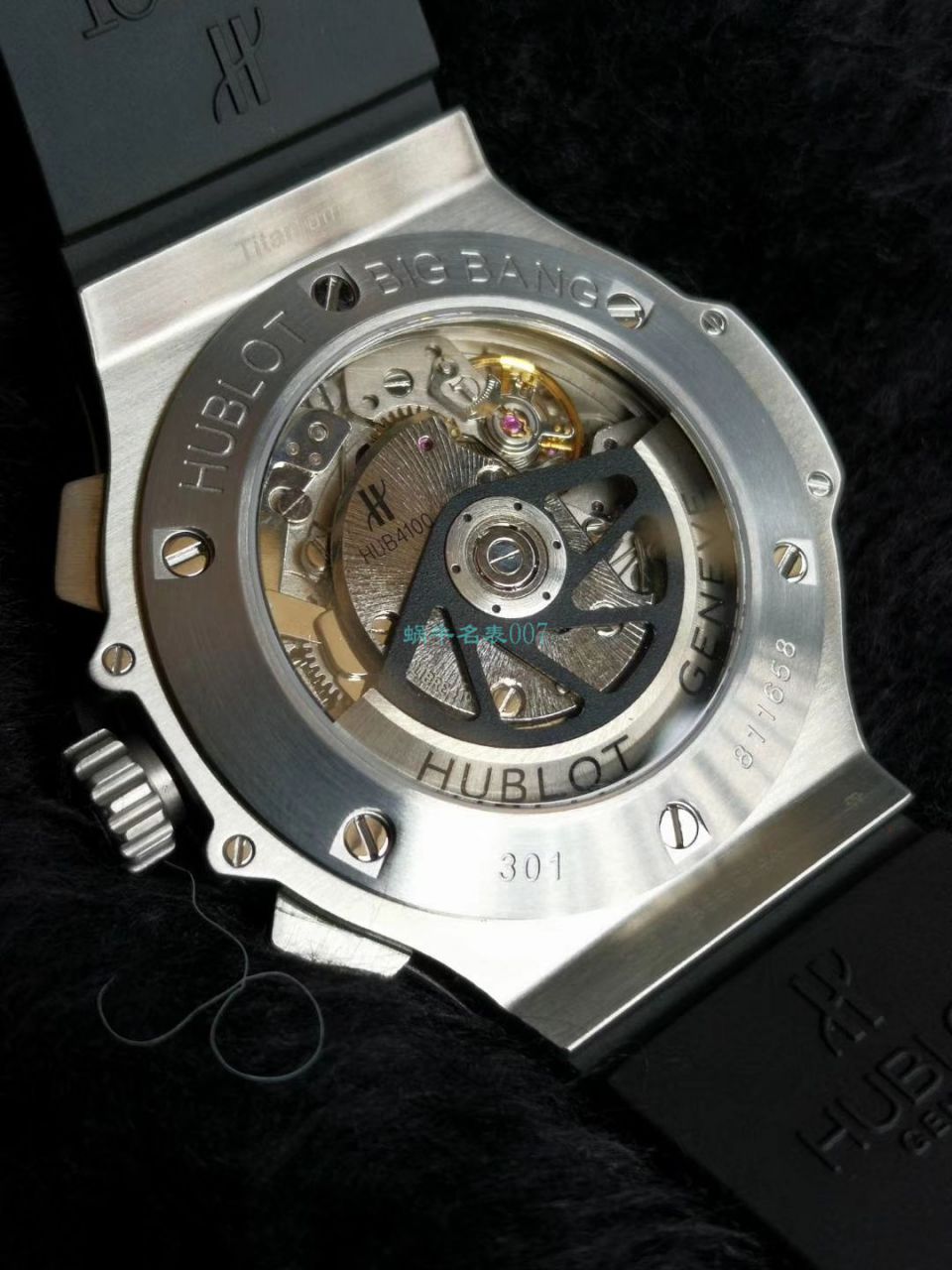 HBBV6 Factory  High quality  Copy  Watches  hublot  big bang  carbon fiber 红字限定特别版 wrist watches  / YB083