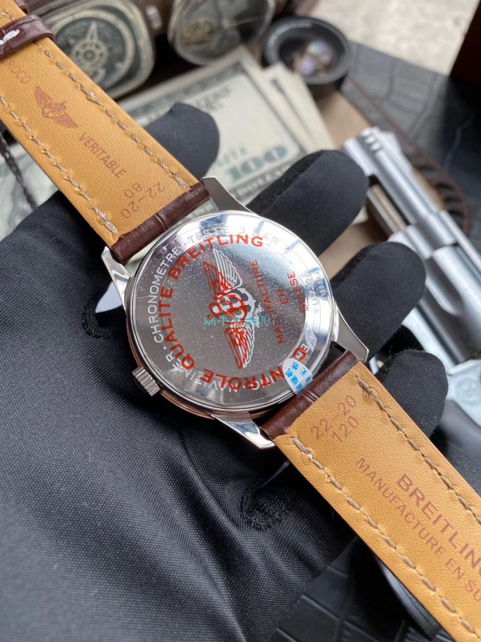 独家瑞士SW200 Movement  copy customized 版 Breitling 航空计时41系列 Replica Copy U17326211M1P2 wrist watches  / BL158